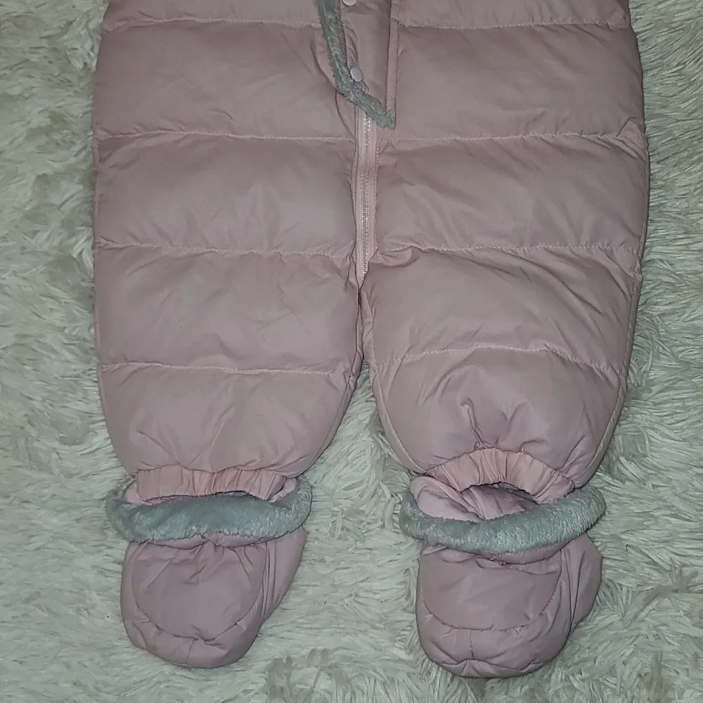 Children's Place Pink Snowsuit Bunting 3-6 months